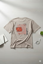 Beige Oversized T-Shirt - sidewalk.pk