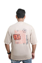 Beige Oversized T-Shirt - sidewalk.pk
