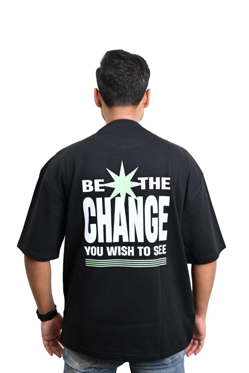 Black Oversized Premium T-Shirt - sidewalk.pk