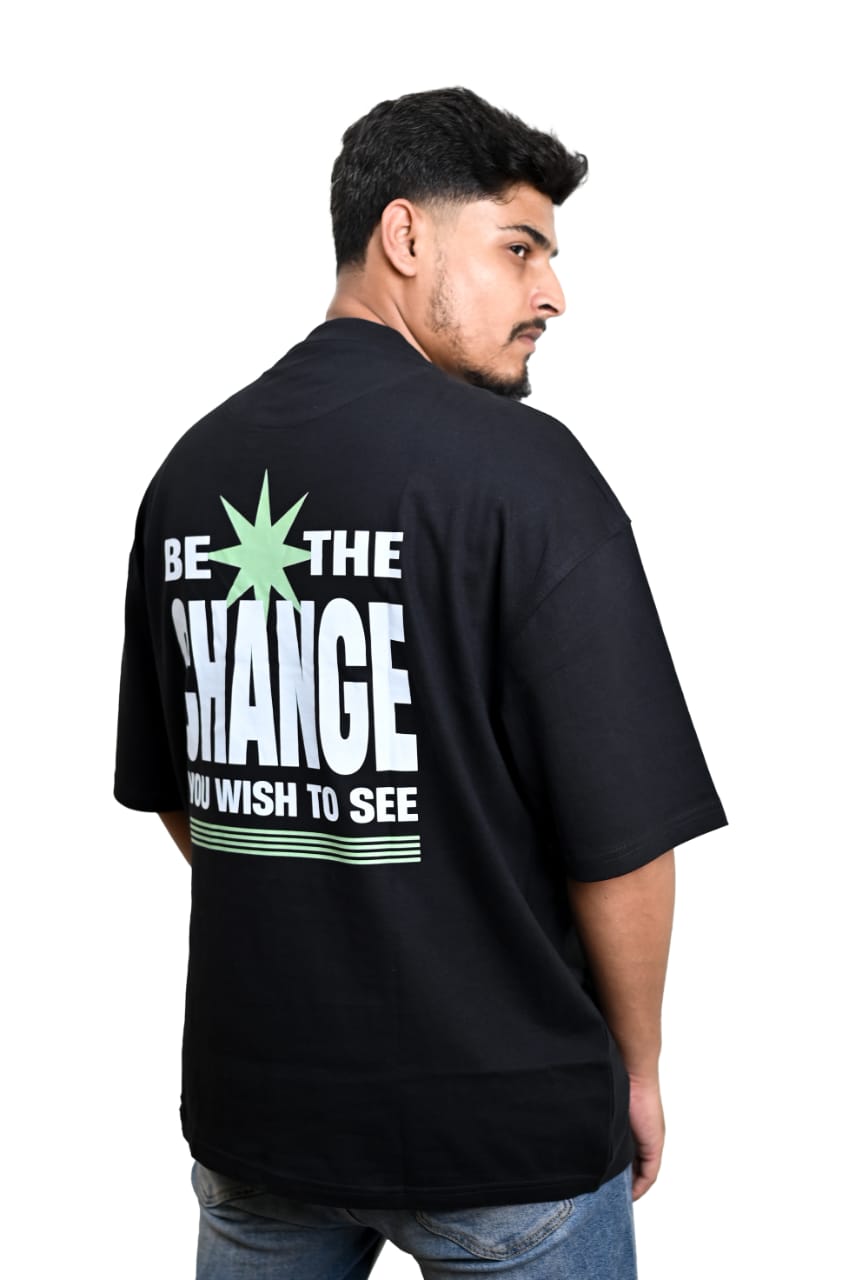 Black Oversized Premium T-Shirt - sidewalk.pk