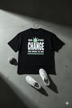 Black Oversized Premium T-Shirt - sidewalk.pk