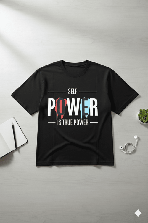 Self Power Premium T-Shirt - sidewalk.pk
